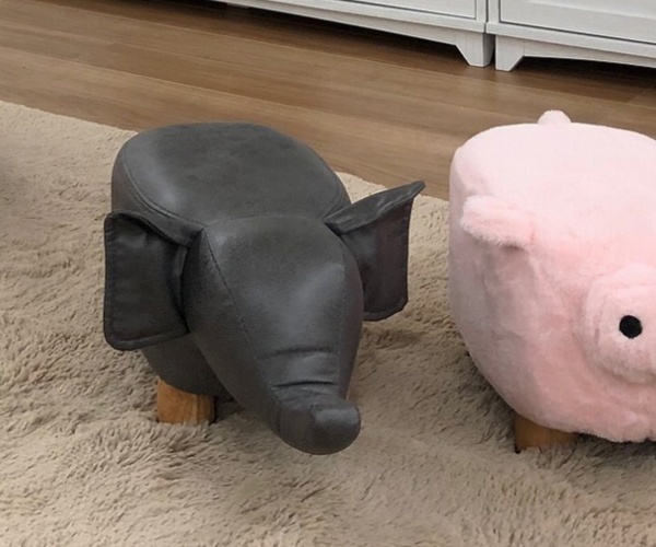 スツール ゾウ ミニ アニマルスツール 椅子 腰掛 ぞう 動物 コンパクト