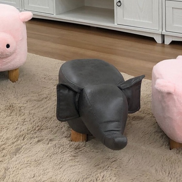 スツール ゾウ ミニ アニマルスツール 椅子 腰掛 ぞう 動物 コンパクト