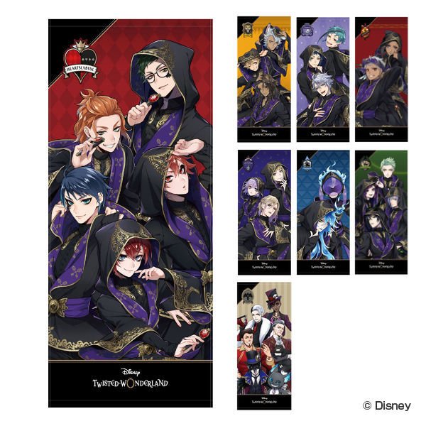 在庫処分特価） フェイスタオル 34×80cm ツイステッドワンダーランド