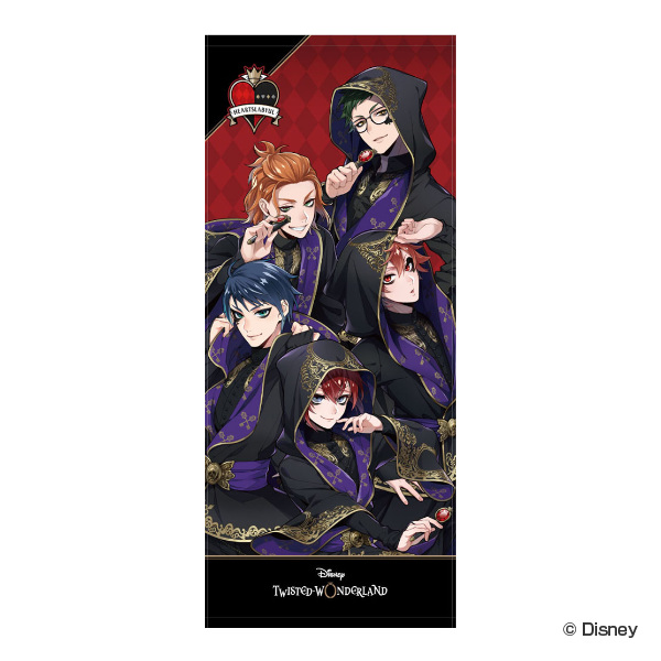 在庫処分特価） フェイスタオル 34×80cm ツイステッドワンダーランド