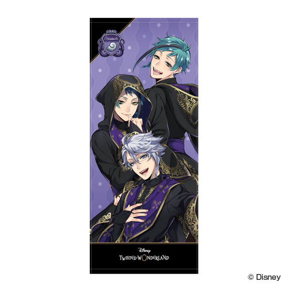 在庫処分特価） フェイスタオル 34×80cm ツイステッドワンダーランド