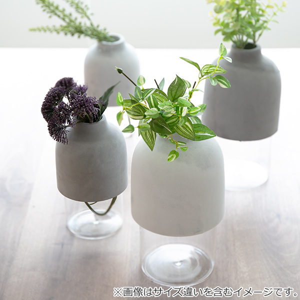 花瓶 フラワーベース Rough L 直径13×高さ22.8cm （ 花びん 花器