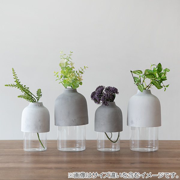 花瓶 フラワーベース Rough L 直径13×高さ22.8cm （ 花びん 花器