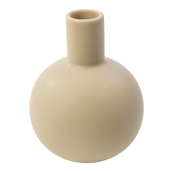 花瓶 陶器 フラワーベース ロング ASH 直径10.5×高さ13cm