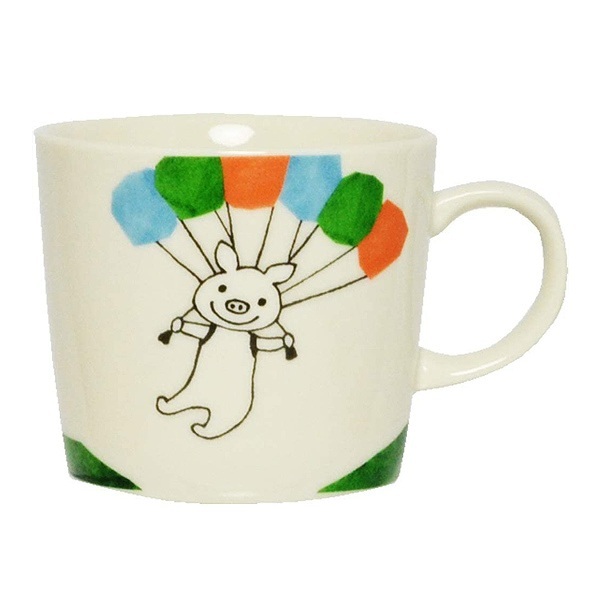 マグカップ 360ml LuckyPig giggle ラッキーピッグ ギグル 食器 コップ