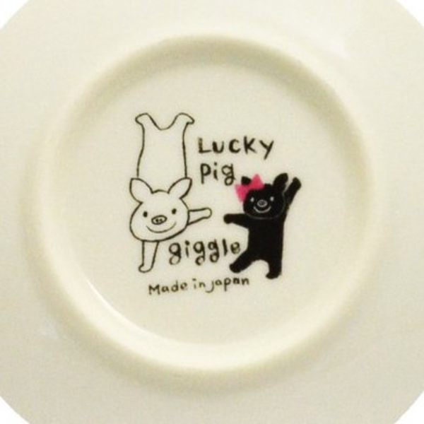 プレート 8cm LuckyPig giggle ラッキーピッグ ギグル 皿 食器 洋食器