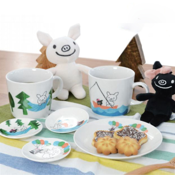 プレート 8cm LuckyPig giggle ラッキーピッグ ギグル 皿 食器 洋食器