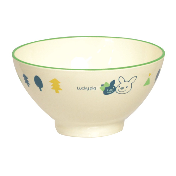 飯椀 11cm LuckyPig giggle ラッキーピッグ ギグル 皿 食器
