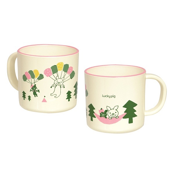 コップ 200ml LuckyPig giggle ラッキーピッグ ギグル マグカップ 食器