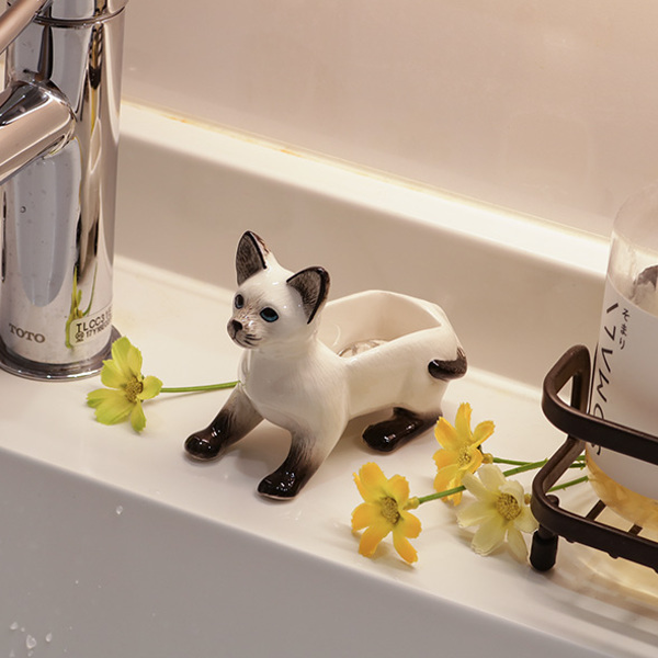 小物入れ アクセサリー シャムネコ ネコ 猫 収納 （ ねこ アクセサリー