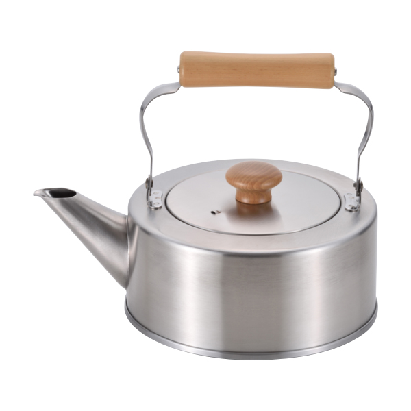 新品✨燕三条千歳 木柄ストレートケトル2.5L 和平フレイズ 和平フレイズ やかん 2.5L IH対応 ステンレス 千歳 木柄ストレート