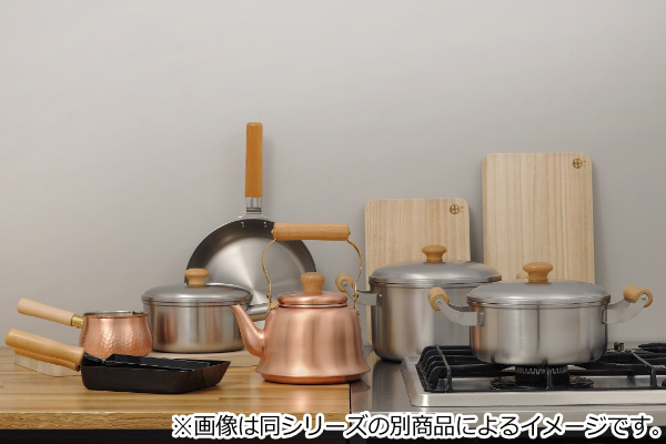 やかん ケトル 2.4L ガス火専用 銅製 日本製 千歳 純銅 木柄丸型