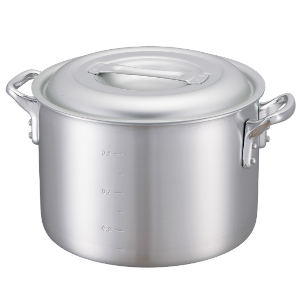 寸胴鍋 半寸胴鍋 ガス火専用 約15L 30cm 業務用 キングポット （ ガス