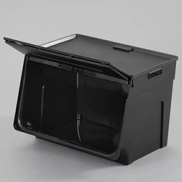 SANKA 収納ケース フタ付き 前開き ビッグエル 3個セット 幅44.5×奥行