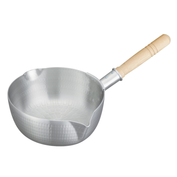 雪平鍋 18cm 1.6L ガス火専用 打出ペリカン雪平鍋 日本製 中尾アルミ