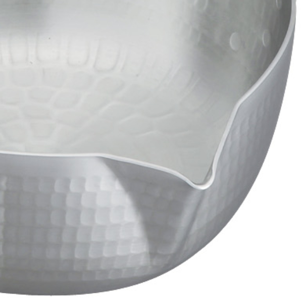 雪平鍋 21cm 2.4L ガス火専用 打出ペリカン雪平鍋 日本製 中尾アルミ