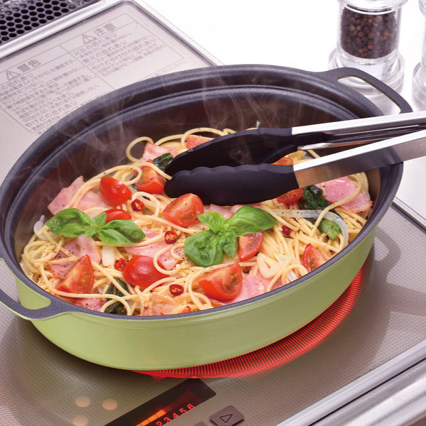 ヨシカワ トスカーナ パスタポット 22cm 7.3L パスタ鍋 IH対応