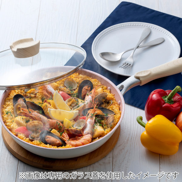 和平フレイズ フライパン 26cm IH対応 魅せるフライパン ピンク