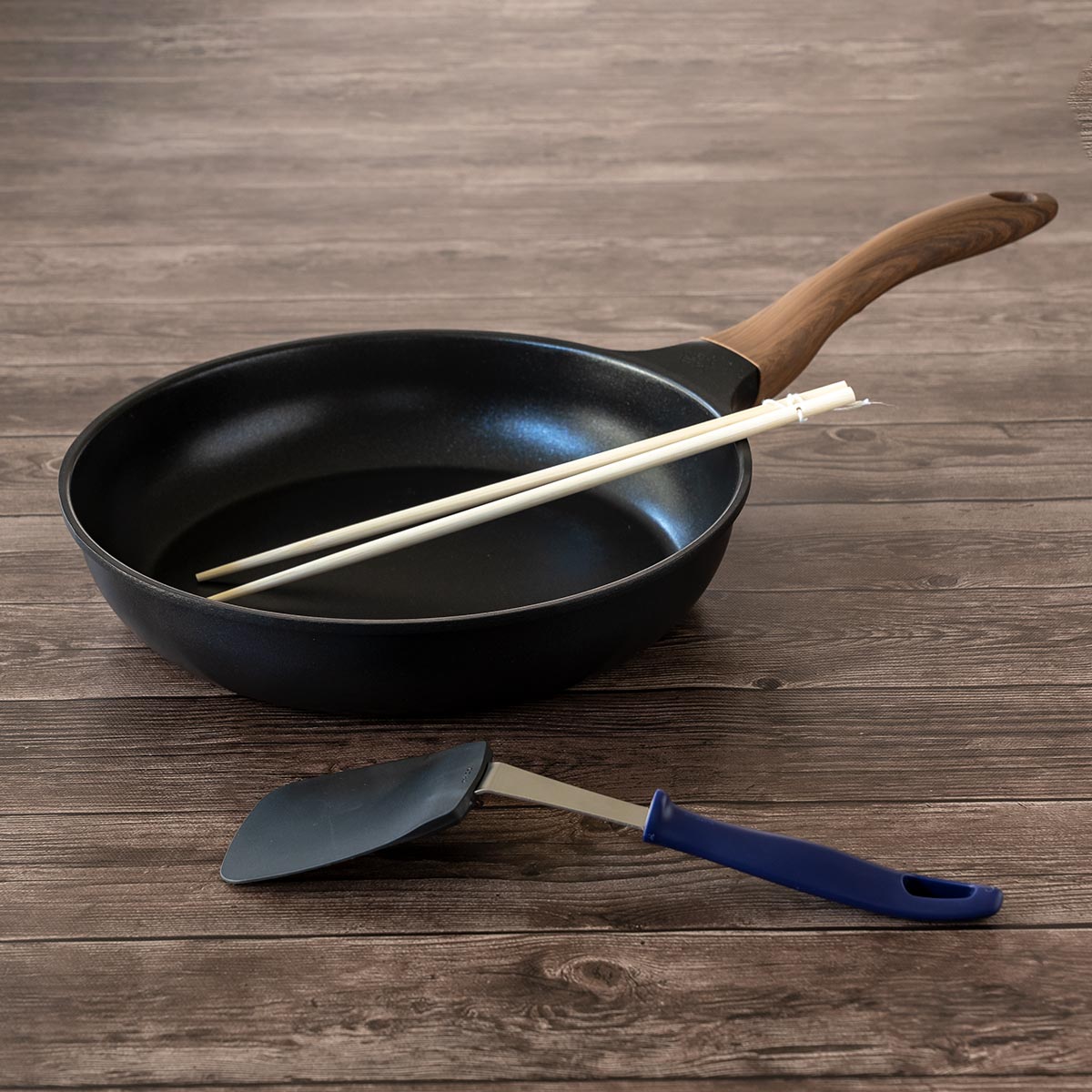 和平フレイズ フライパン4点セット 26cm IH対応 菜箸付き ターナー付き