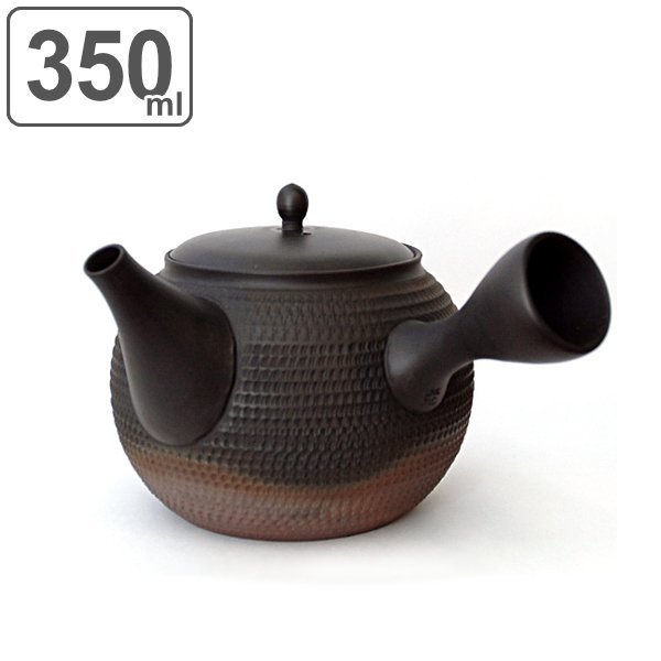 人気ブランド 海外通販 - 国内入手困難 急須 530ml L 2代目玉光作 陶器 常滑焼 日本製 （ 横手型急須 工芸品
