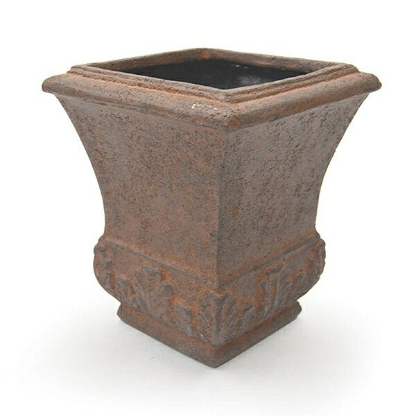 フラワーポット アンティーク風 タイプE 幅18×奥行18×高さ20.5cm