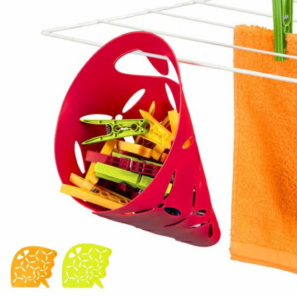 ピンチバスケット Metaltex 洗濯ばさみ入れ 洗濯ばさみ 入れ物 （ ピンチかご 洗濯ピンチ用かご 洗濯バサミ かご ）