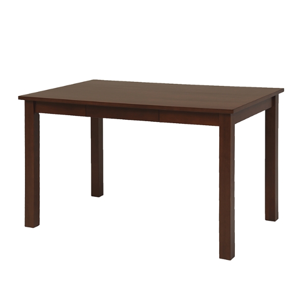 ダイニングテーブル 幅120cm 引き出し付き 天然木 木製 テーブル 机