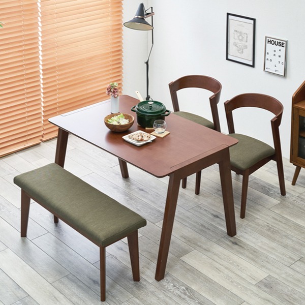 木製ブラウンチェア 背もたれ付き ダイニングチェア ブラウン 2脚セット 座面高43cm 天然木 背もたれ