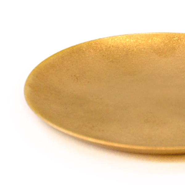 プレート 12cm L ロクサン 63 ゴールドメッキ 金メッキ ステンレス