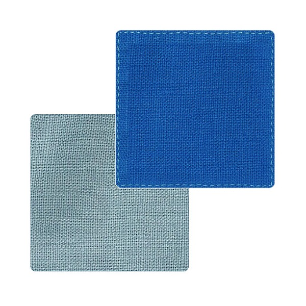 コースター 10cm リンネ Linne リバーシブル 麻 布 無地 同色6枚セット