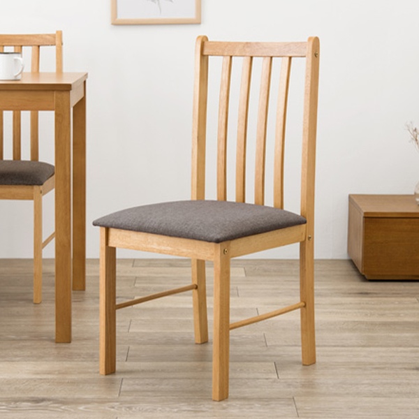 ダイニングチェア ナチュラル 2脚セット 座面高42cm チェア 椅子 イス