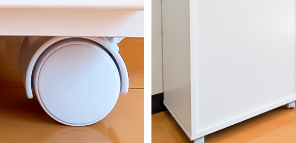 アルファタカバ チェスト 4段 クローゼット収納 キャスター付 光沢仕上