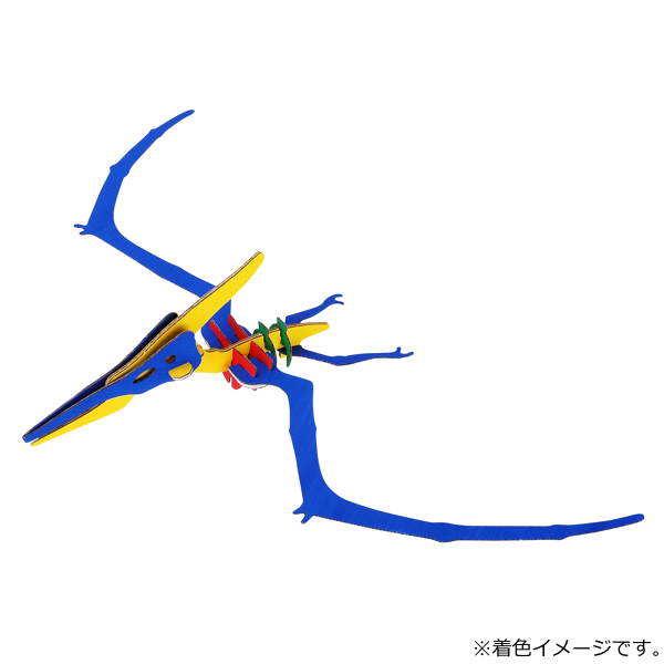 プテラノドン パズル 恐竜 紙製 hacomo kids 立体パズル 組立 （ 工作