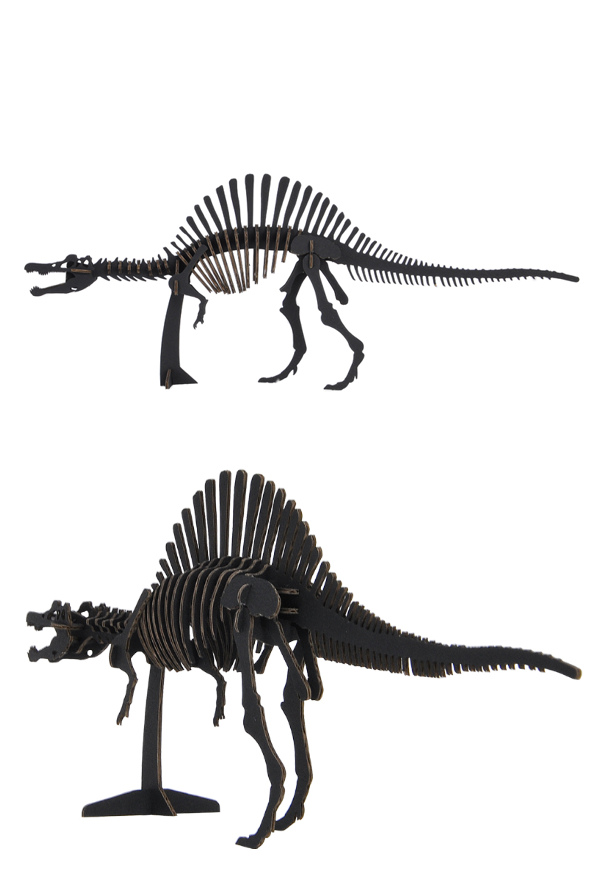 スピノサウルス パズル 恐竜 紙製 Dinosaurシリーズ 立体パズル 組立
