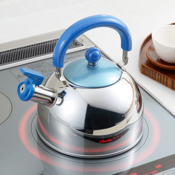 ヨシカワ ヤカン 1.8L わ・とーん（和色） IH200V対応 笛吹きケトル