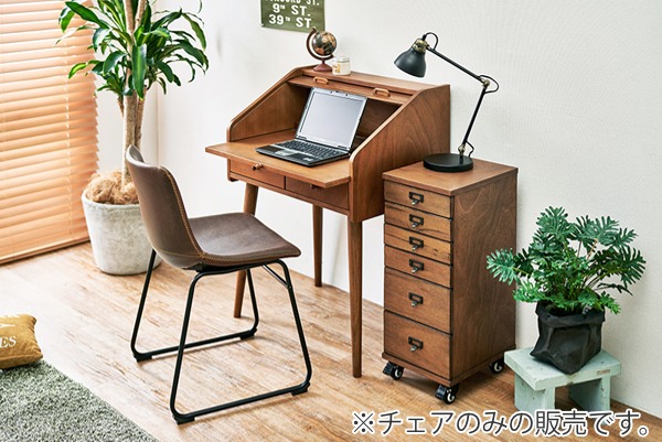 HAGiHARA（萩原） ダイニングチェア 2脚セット 座面高48cm スクエア 