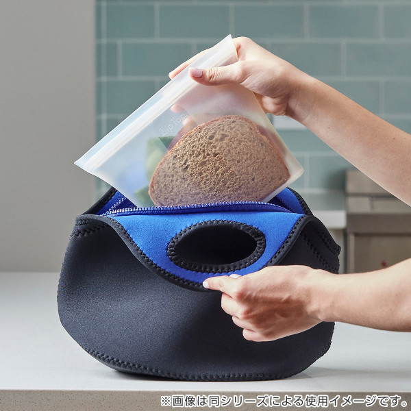 【在庫処分】ジップトップ Zip Top シリコーンバッグ 保存袋  ディッシュ 保存袋 ディッシュ L Ziptop ジップトップ シリコン製 （ シリコーン