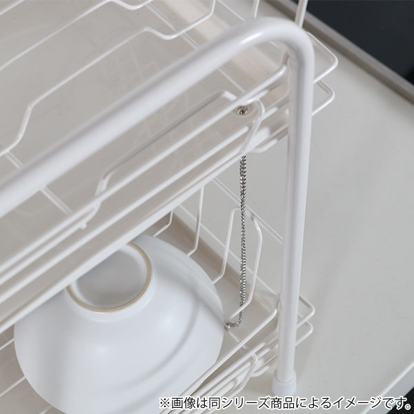 【ホワイト】水切りラック 3段式 食器 水切りかご キッチン 食器乾燥ラック TOPWE水切りラック3段 大容量 キッチン整理整頓