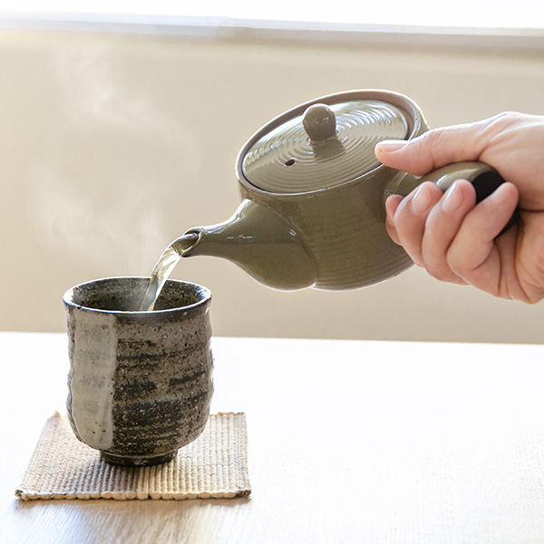 急須 300ml ふるさと 茶こし付き ポット ティーポット 陶器 （ 食洗機