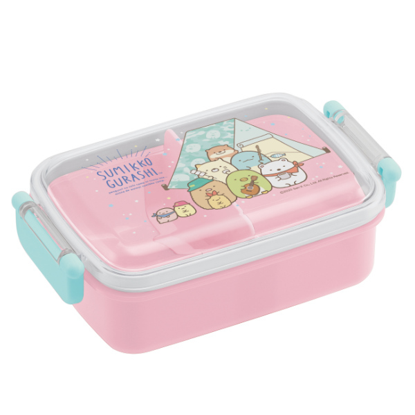 スケーター お弁当箱 1段 抗菌 ふわっとタイトランチボックス すみっコ