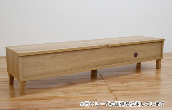 丸田木工 テレビ台 ローボード 北欧風 天然木無垢材 Fente 幅160cm
