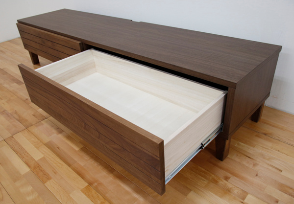 すみっこ 北欧 タモ＆ウォルナット無垢材 収納TVボード 幅180cm interiorshop-natura_19asrr-180