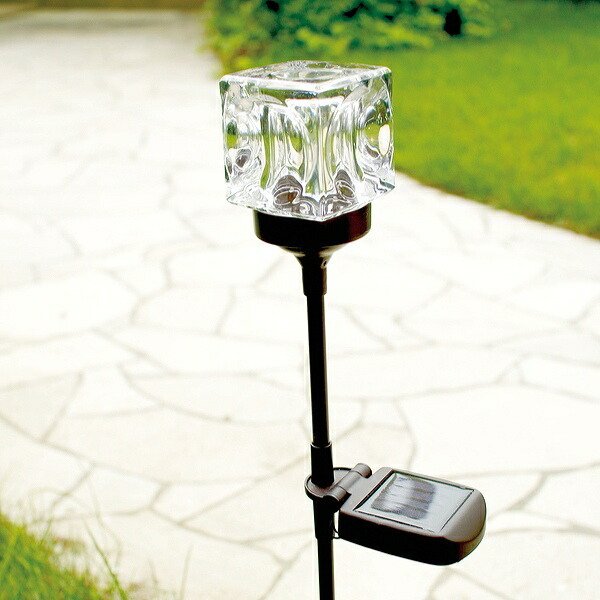 キシマ（KISHIMA） ガーデンライト ソーラーライト キューブスティック