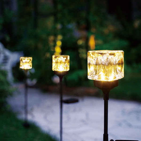 キシマ（KISHIMA） ガーデンライト ソーラーライト キューブスティック