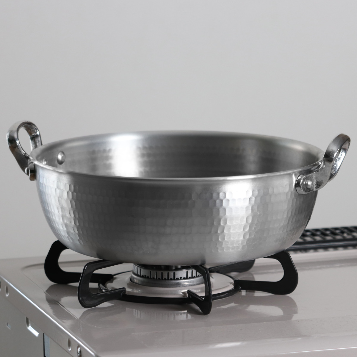 打出揚げ鍋 24cm ガス火専用 中尾アルミ 日本製 3.5L 天ぷら鍋 （ ガス