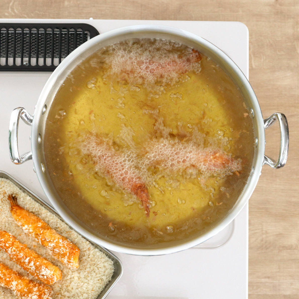 打出揚げ鍋 36cm ガス火専用 中尾アルミ 業務用 日本製 9.4L 天ぷら鍋