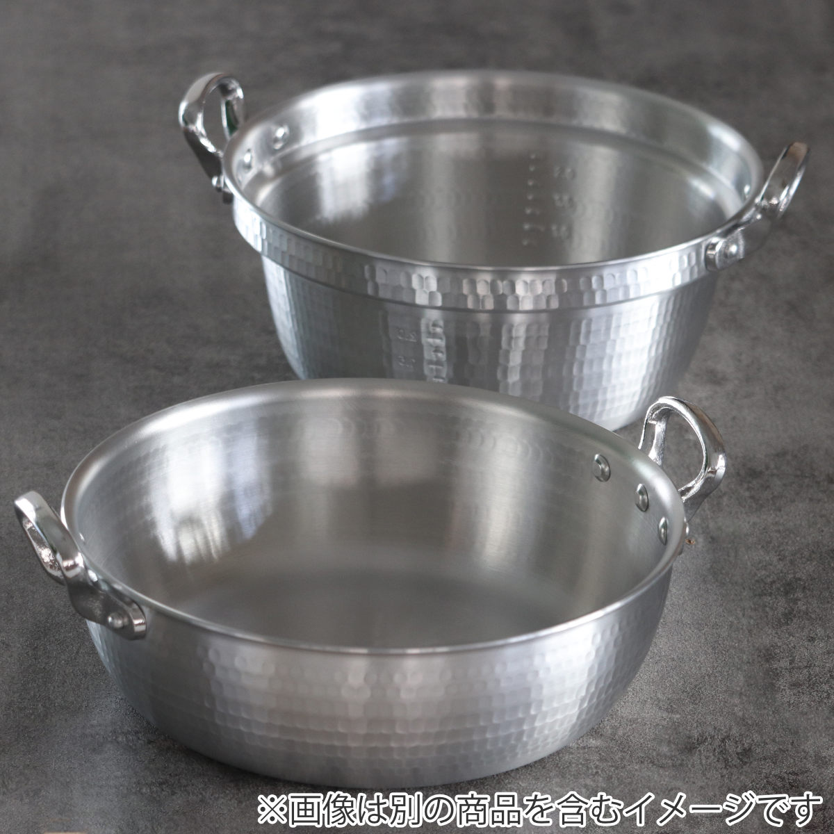 打出揚げ鍋 42cm ガス火専用 中尾アルミ 業務用 日本製 14L 天ぷら鍋