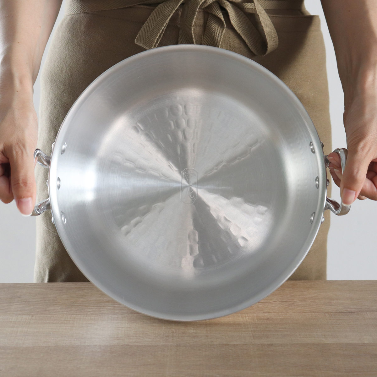 打出揚げ鍋 42cm ガス火専用 中尾アルミ 業務用 日本製 14L 天ぷら鍋