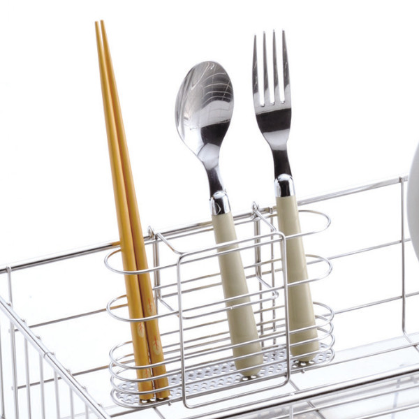 カトラリースタンド 燕三条産 18-8ステンレス製 水切りポケット メイド