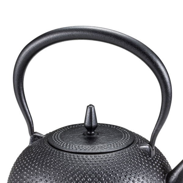 池永鉄工 鉄瓶 1.2L IH対応 梔子あられ文様 小 南部鉄器 日本製